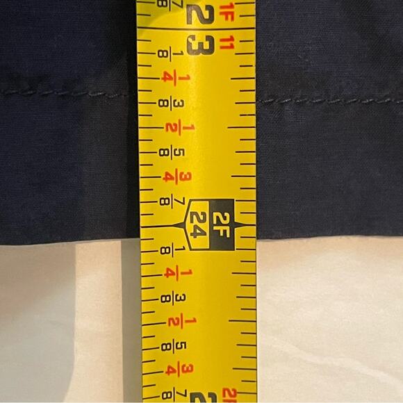 Eddie Bauer Navy Ruffled Academia OfficeCore Feminine Top Size M - Picture 11 of 11